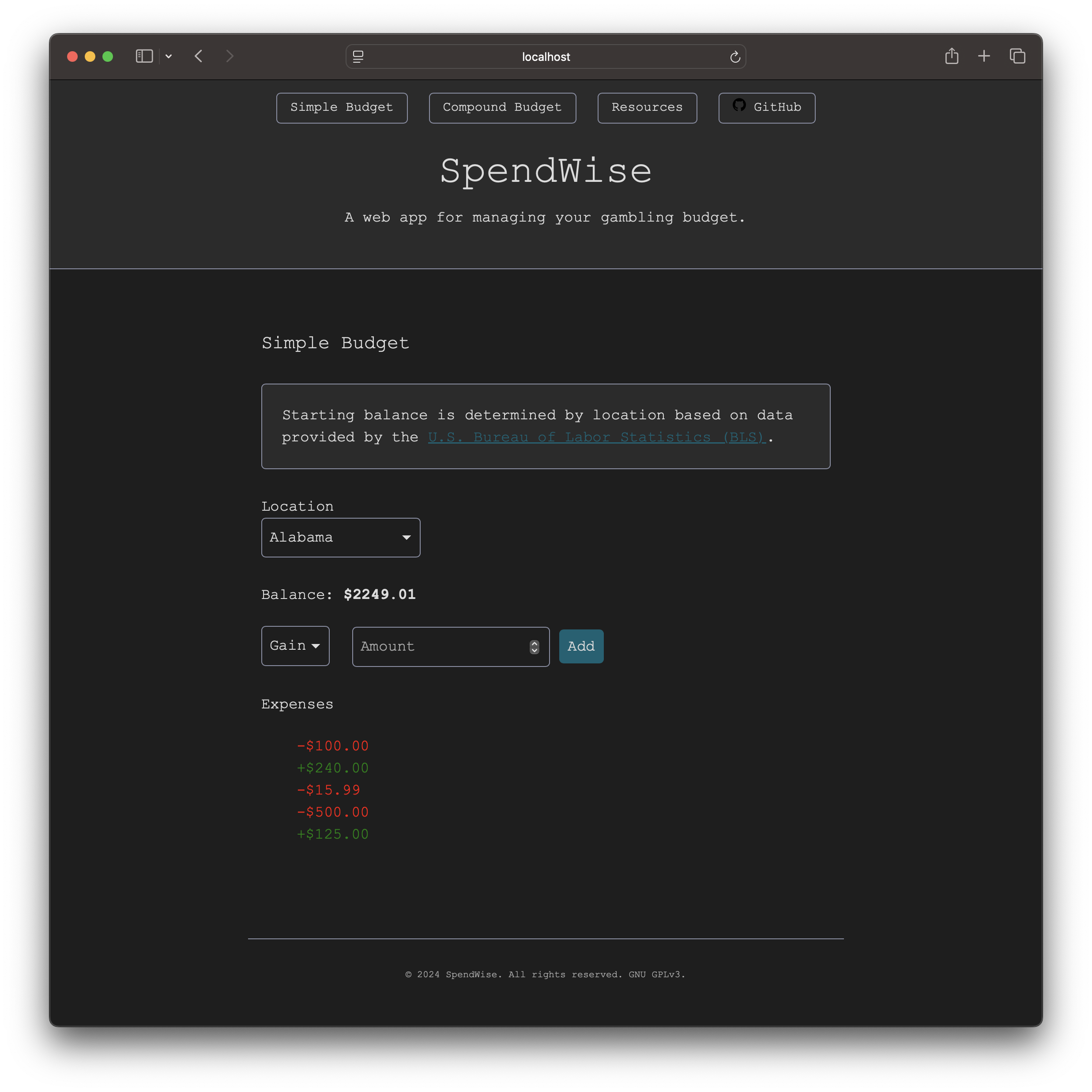 SpendWise Screenshot